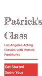 Mobile Screenshot of patricksclass.com